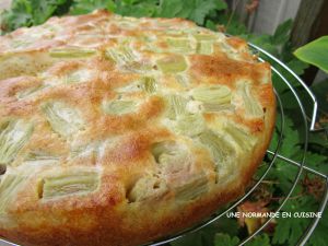 Recette Gâteau à la rhubarbe & mascarpone