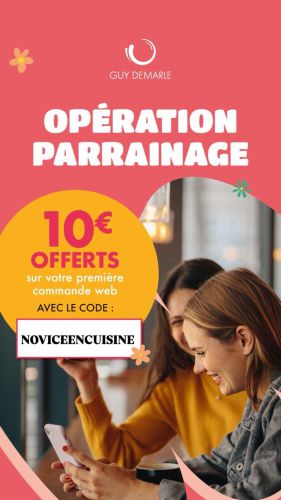 Recette 10€ de bon de reduction sur votre 1ere commande