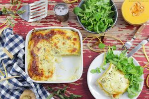 Recette Lasagnes de Butternut à la Mozzarella et au Reblochon