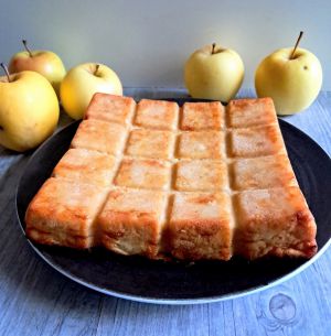 Recette Invisible aux pommes (moule tablette)