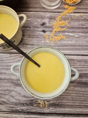 Recette Velouté de lentilles corail au lait de coco (Monsieur cuisine smart)