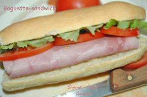 Recette Baguette-sandwich
