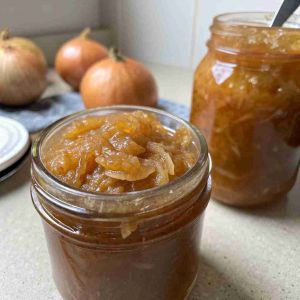 Recette Canning Onion Jam – Caramelized Savory Preserve
