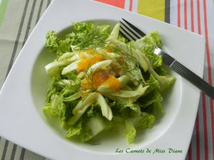 Recette Salade de fenouil à l'orange, sans gluten et sans lactose