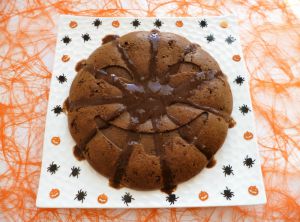 Recette Fondant hyperprotéiné chocolat-noisette-chicorée-avoine (vegan, diététique, sans gluten ni oeuf-sucre-beurre, riche en fibres)