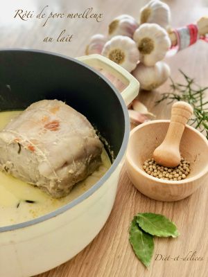 Recette Rôti de porc moelleux au lait