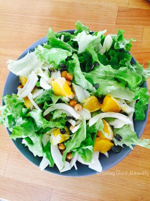 Recette Salade de fenouil orange et pois chiches rôtis #vegan