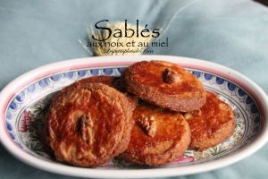 Recette Sablés aux noix et au miel