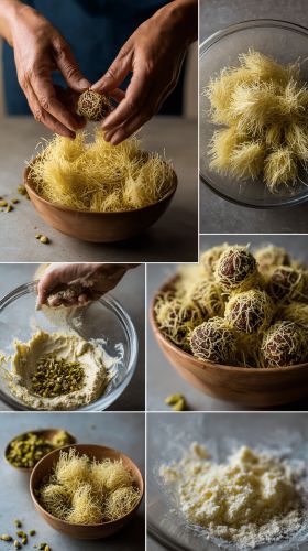 Recette Discover the Magic: No-Bake Dubai Chocolate Balls Recipe