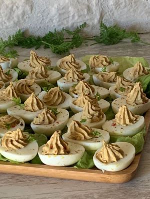 Recette Oeufs farcis à la crème de thon
