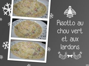 Recette Risotto au chou vert et aux lardons