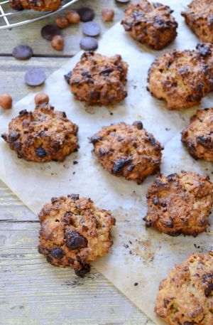 Recette Healthy cookies choco-noisettes : les cookies sains #vegan