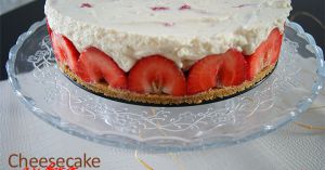 Recette Cheesecake aux fraises