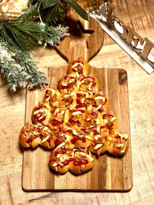 Recette Sapin hot dog