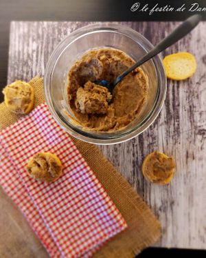 Recette Tartinade de Lentilles vertes, Cacahuète et  Échalotes