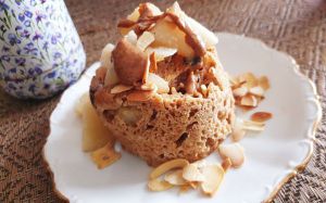 Recette Mug cake poire-amandes