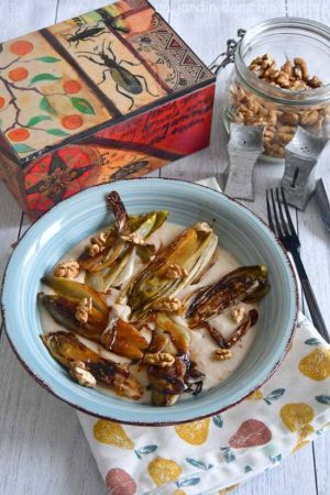 Recette Purée de haricots blancs et endives braisées