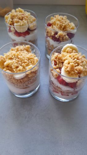 Recette Verrine fruitée