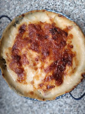 Recette Gratin de poireaux au jambon blanc