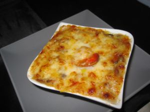Recette Cassolettes fruits de mer/champignons/fondue de poireaux
