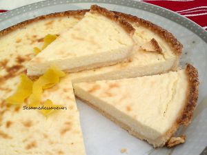 Recette Tarte au flan semoule