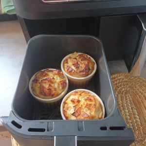 Recette Mini flan à la pomme au Air Fry Ninja AF400eu