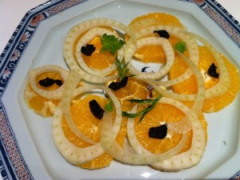 Recette Salade sicilienne aux olives noires et fenouil à l’orange