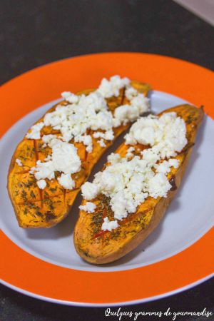 Recette Patates douces rôties à la feta