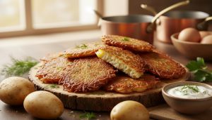 Recette Mes galettes de pommes de terre crousti-dorées en 10 minutes, une alternative saine et rapide aux frites pour toute la famille