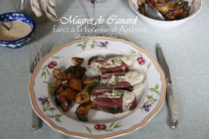 Recette Magret de canard farci à la fourme d'Ambert