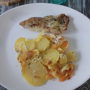 Recette Filet de dorade sauce boursin au combi ninja