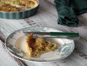 Recette Tarte courgette/gorgonzola