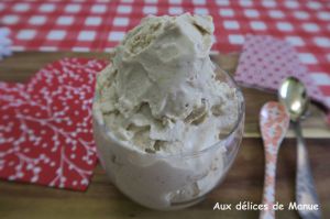 Recette Glace à la pomme caramélisée et à la cannelle