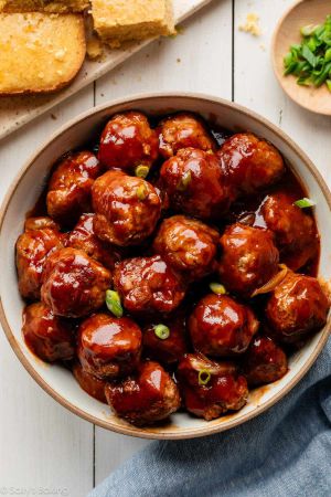 Recette Slow Cooker BBQ Meatballs