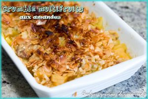 Recette Crumble multifruit aux amandes