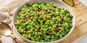 Recette Chopped Chili Garlic Green Beans