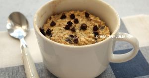 Recette Mug oats aux pépites de chocolat