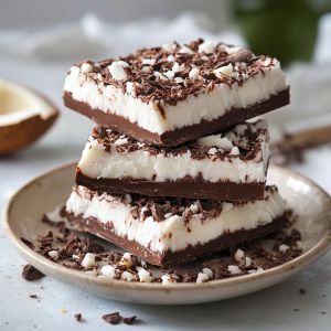 Recette Barres Coco-Choco Maison