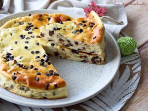 Recette Gâteau allégé au fromage blanc, pommes & chocolat