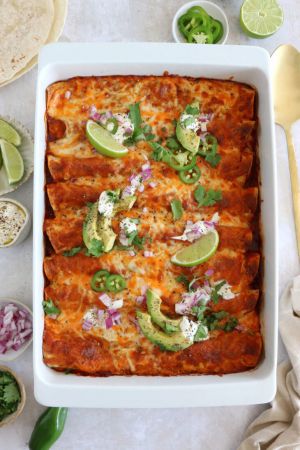 Recette Enchiladas végétariennes aux haricots noirs