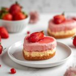 Recette Heart Shaped Strawberry Cheesecake Donuts