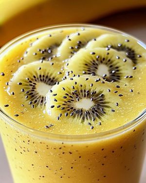 Recette Smoothie Kiwi-Banane Énergisant : Recette Facile et Savoureuse