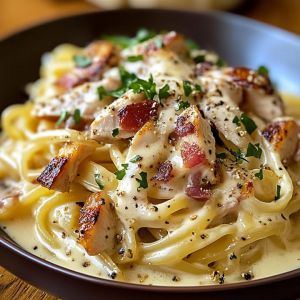 Recette Poulet Carbonara Crémeux : Recette Savoureuse et Facile à Préparer