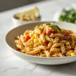 Recette Healthy Street Corn Pasta Salad