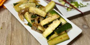 Recette Hibachi Zucchini