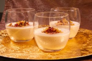 Recette Crème oignon, lard fumé et romarin