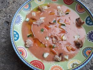 Recette Gaspacho tomates cerise {Vegan}