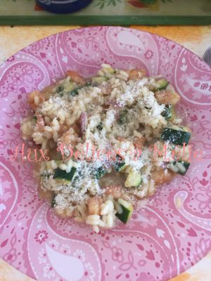 Recette Risotto Courgette Crevettes