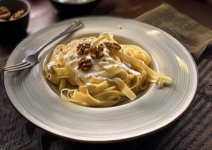 Recette Tagliatelles au camembert et aux noix