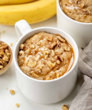 Recette Banana Nut Mug Cake